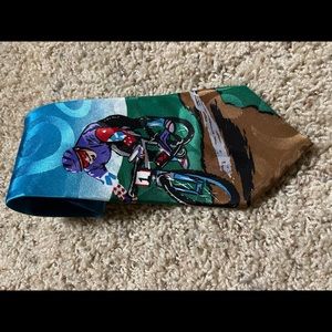 Mens Tie Bicycling 100% Imported Italian Silk
